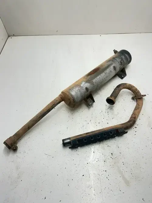 04 2004 Yamaha Bear Tracker 250 YFM250 2×4 OEM TIGHT Exhaust Pipe Muffler Silenc