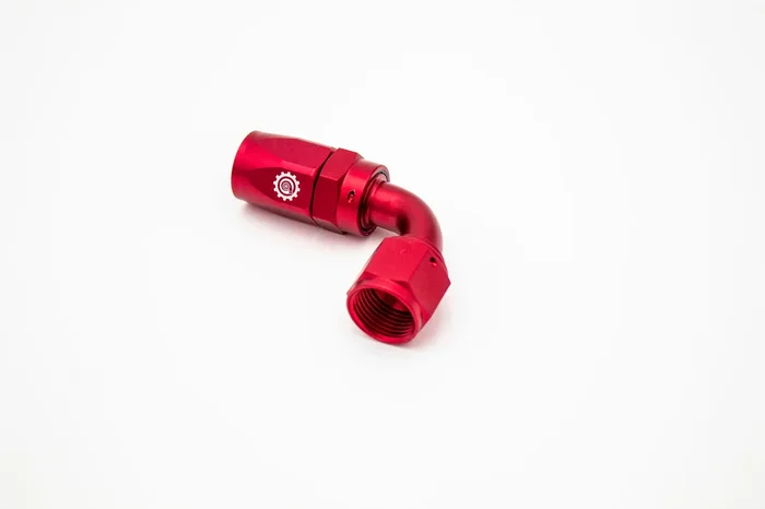 -06 AN 90 Degree Female Aluminum Hose End Fitting