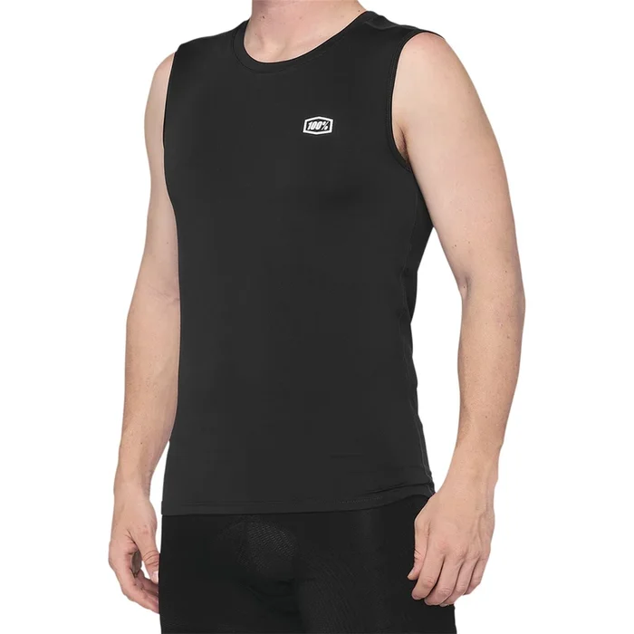 100% Basecamp Sleeveless Jersey – Black – XL [MPN: 40046-00003]