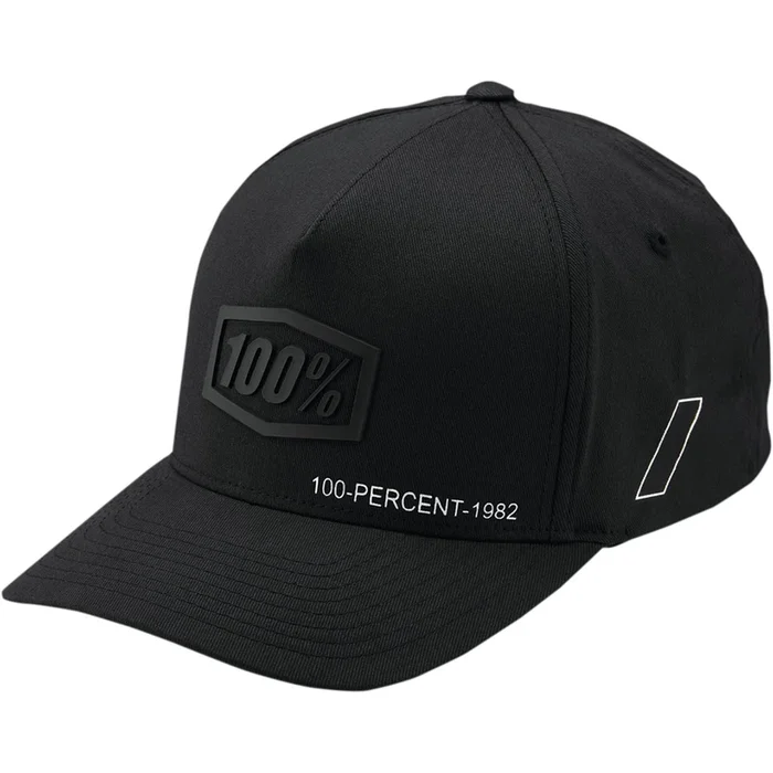 100% Shadow Flexfit® Hat – Black