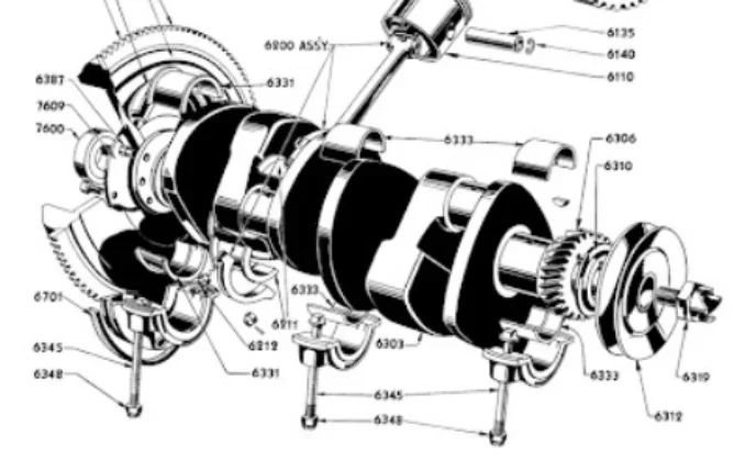 1936 – 1948 Mains studs 68-6345