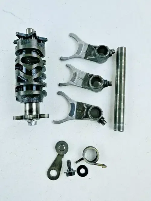 1987 Honda XL250R 84-87 Transmission Drum Forks Shift Assembly Parts OEM Stock