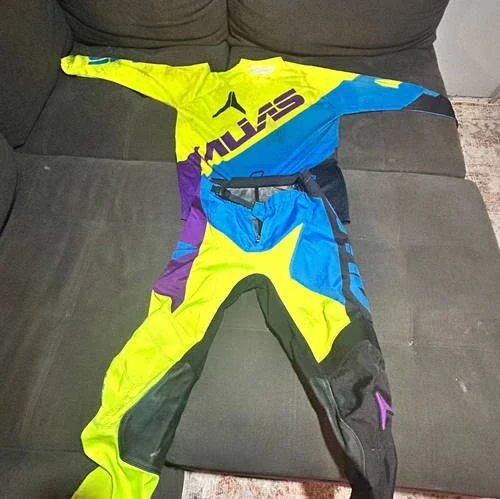 2017 Alias A2 Kit Combo in Blocked Chartreuse Neon Blue – Alias Motocross Enduro