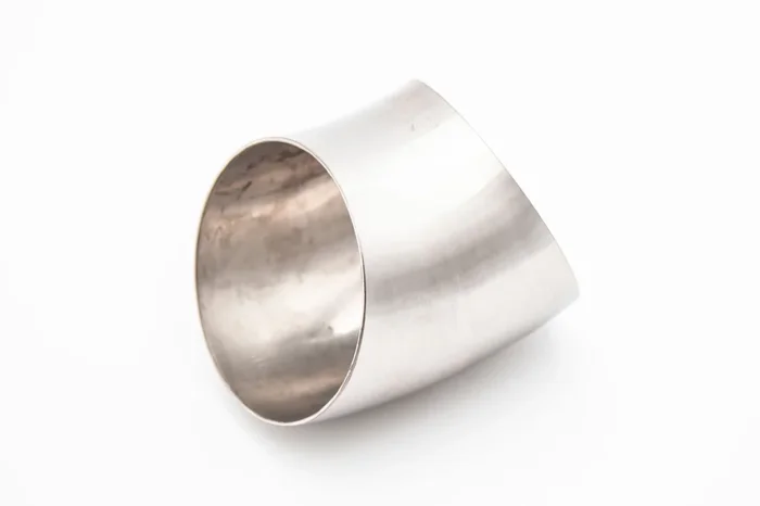 3.000 ” 1.5mm 16GA 45° Mandrel Bend – (4.500 ” / 1.5D CLR) – Brushed Finish – 304 SS Stainless