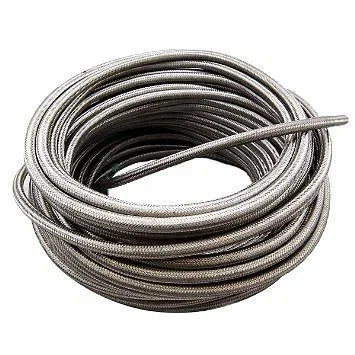 5 Foot AN10 Stainless Steel Braided Fuel Oil Gas Line Hose -10AN