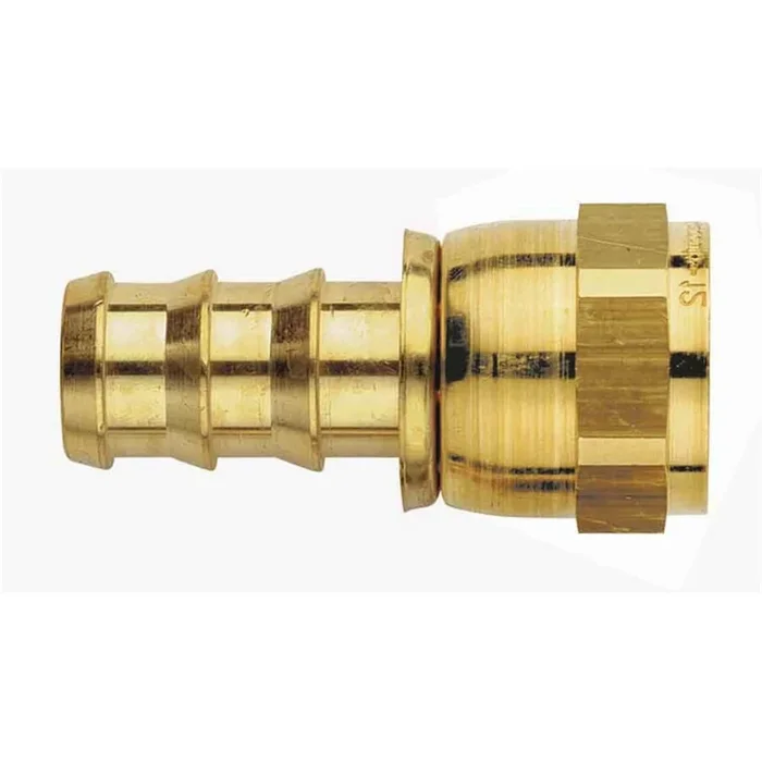 Aeroquip Brass -10 AN Straight AN SOCKETLESS„¢ Hose End