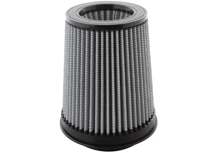aFe Power Magnum FLOW Pro Dry S Air Filter Element – Conical – 7 ” Base Diameter – 5-1/2 ” Top Diameter – 8 ” Tall – 5 ” Flange – Synthetic – Black – Universal