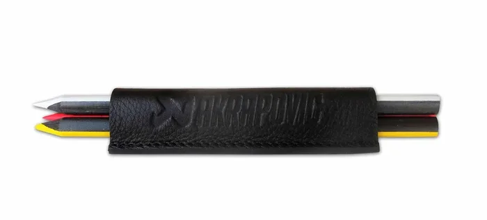 Akrapovič Leather Crayons case – black