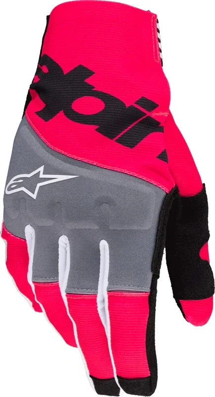 Alpinestars 482-00032X 3560125-1390-XL TECHSTAR GLOVES BLACK/PINK FLUO XL