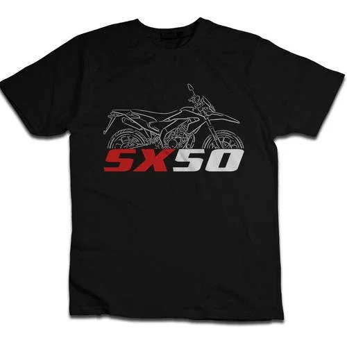 Aprilia SX 50 2018-2022, Motorcycle Tee Shirt for Riders, S-5XL