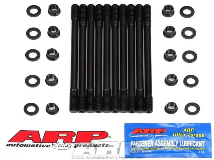 ARP Cylinder Head Stud Kit – 11 mm Studs – 12 Point Nuts – Chromoly – Black Oxide – Undercut – Acura B-Series 208-4303