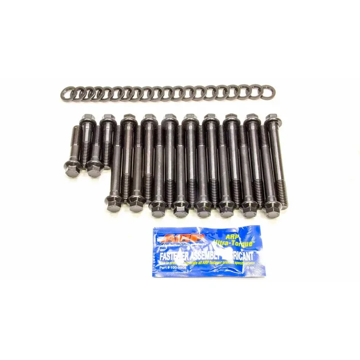 ARP High Performance Series Cylinder Head Bolt Kit – Hex Head – Chromoly – Black Oxide – Edelbrock After 3 / 15 / 02 – Pontiac V8
