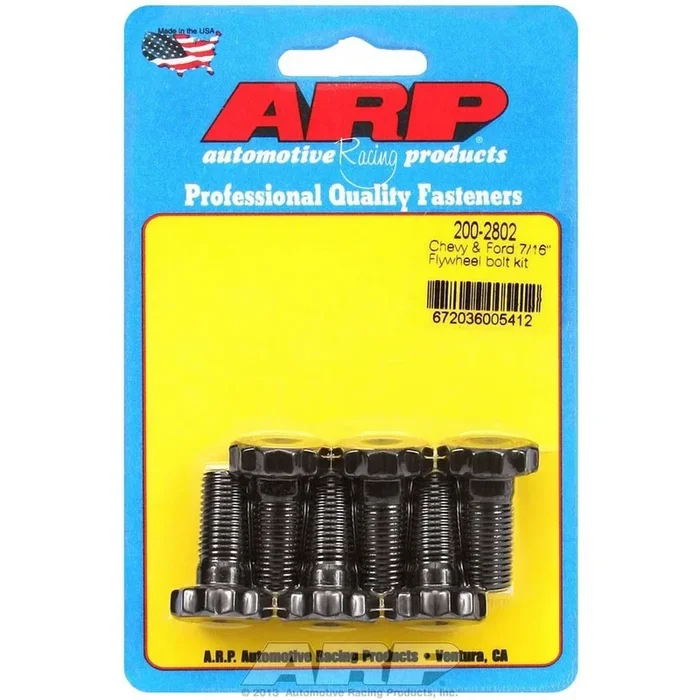 ARP Pro Series Flywheel Bolt Kit – Chevy & Ford – 7/16 “-20 x 1.00 ” – (6 Pack)