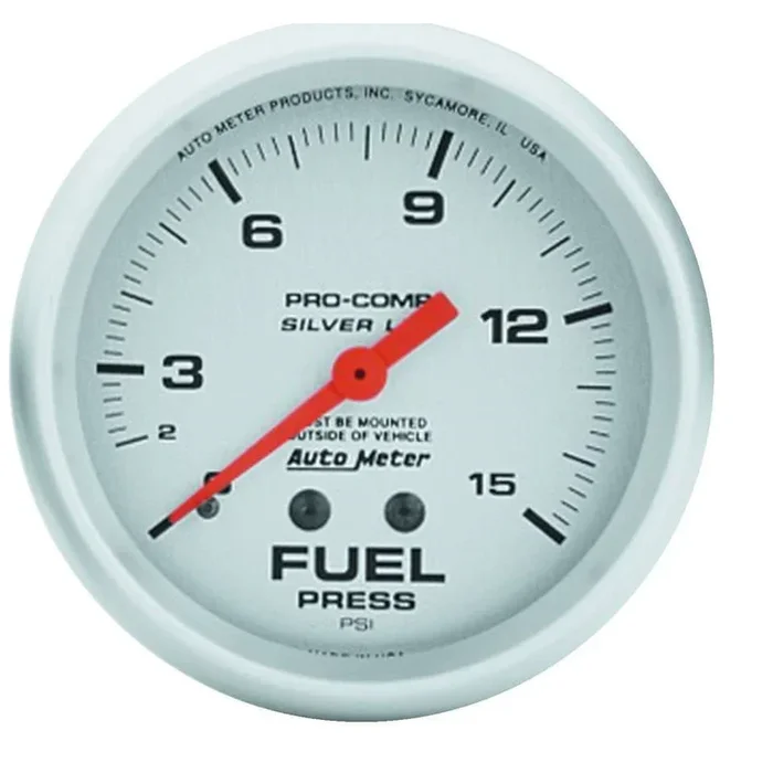 Auto Meter Liquid-Filled Fuel Pressure Gauges – 2-5/8 ” – 0-15 PSI