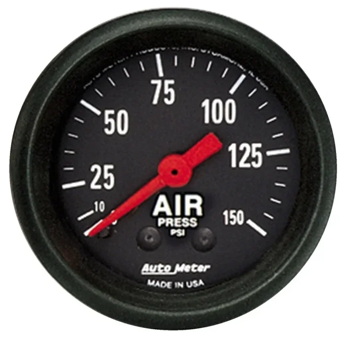 Auto Meter Z-Series Mechanical Air Pressure Gauge – 2-1/16 in.