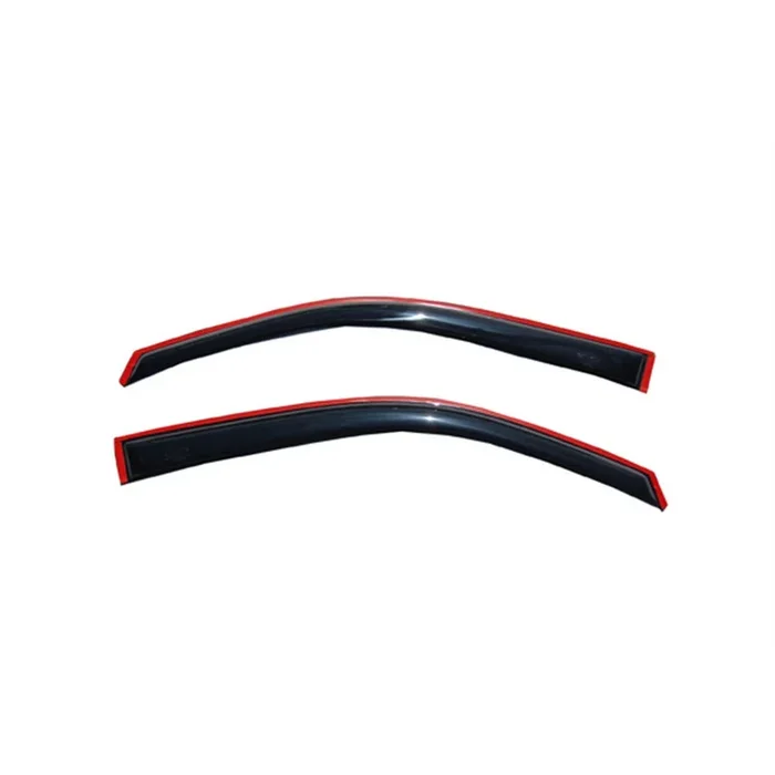 Auto Ventshade Front In-Channel Ventvisor – Stick-On – Dark Smoke – Extended or Standard Cab – Ford Fullsize Truck 2009-14 – Pair
