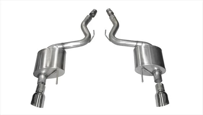 Axle-Back Sport Exhaust (Polished Tips) for Mustang 5.0L 2015-17 | #14326 | Corsa Performance