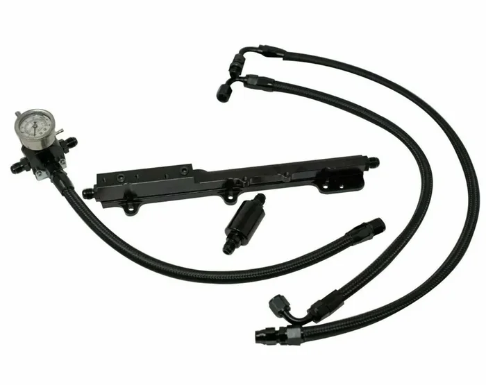 B D H Series Fuel Pressure Regulator Gauge Rail Line Honda Prelude H22 H23 F22 FPR