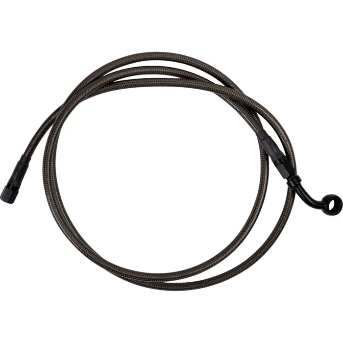 BARNETT 1741-6558 254-30-51134-6 Upper Brake Line – Carbon Coat w/ Black Fittings – +6 “