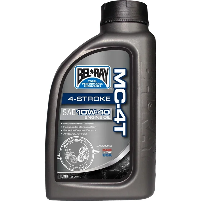 Bel-Ray MC-4T Mineral 10W-40 – 1/Liter 12/Case [MPN: 99401-BT1LA]