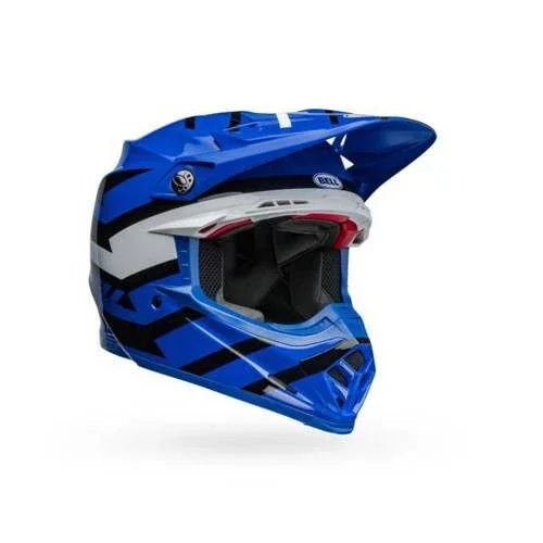 BELL Moto-9S Flex Banshee Gloss Blue/White SIZE XL