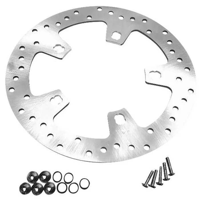 Biker’s Choice Front Brake Rotor with Hardware – Silver [MPN: 144152]