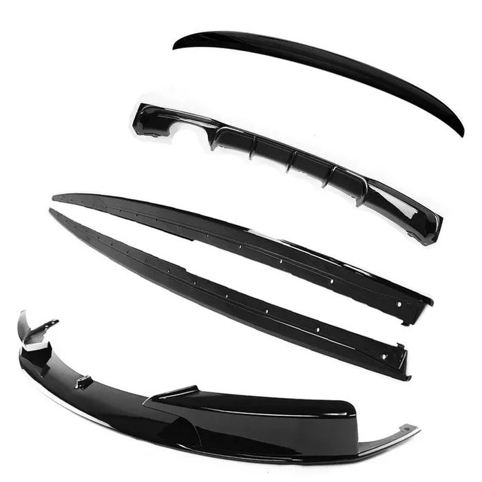 BMW 3 SERIES F30 GLOSS BLACK FULL KIT (TWIN EXHAUST) – MP STYLE – BLAK BY CT CARBON