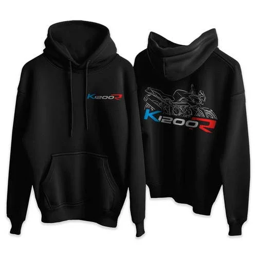 BMW K1200R 2005-2008 Hoodie, Motorcycle Pullover Hoodie for Riders