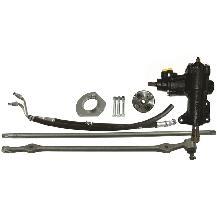 Borgeson Power Steering Box – 14 to 1 Ratio – Joints / Lines – Ford V8 – Ford Mustang 1965-66