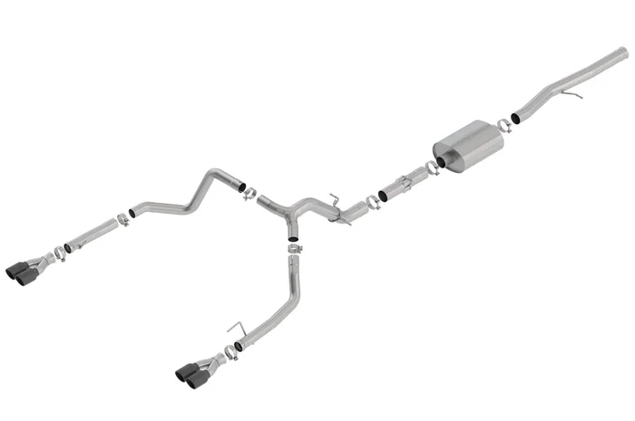 Borla Cat Back Exhaust System ATAK For CHEVROLET SILVERADO 1500 CUSTOM TRAIL BOSS 6.2L 140776BC