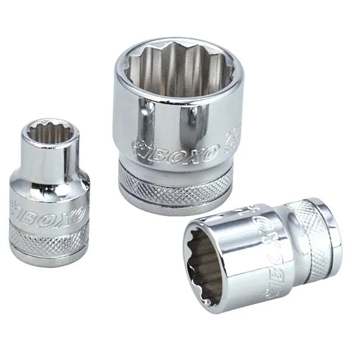 BOXO 1/4 ” 12PT Socket – Sizes 4mm to 14mm