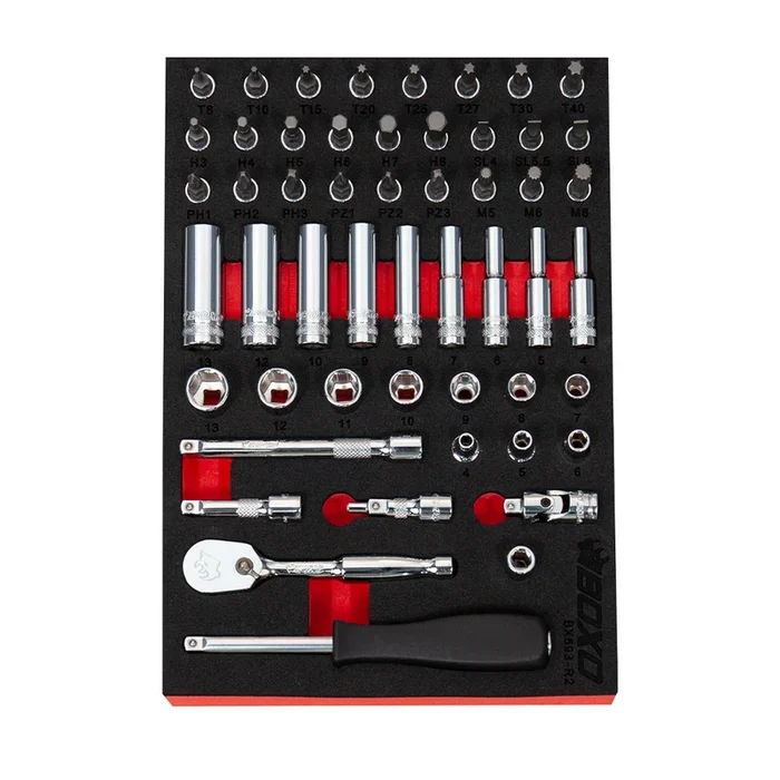BOXO 52Pc 1/4 ” Socket & Bit Set