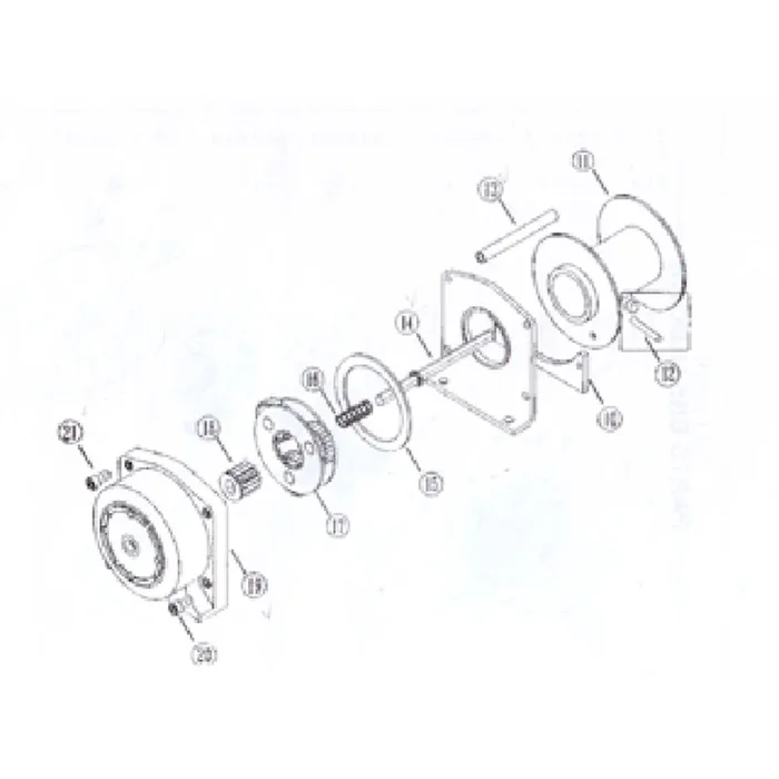 Bronco Drive Shaft For 3000 Lb Winch [MPN: AC-12003N]
