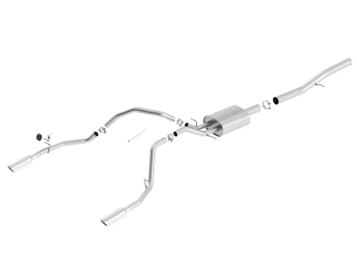 Cat-Back ATAK Exhaust SILVERADO 1500 2014-17 #140572 | Borla