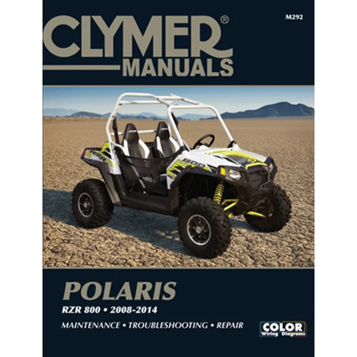 CLYMER 4201-0263 CM292 ATV Repair Manual — Polaris Manual – Polaris RZR ’08-’14