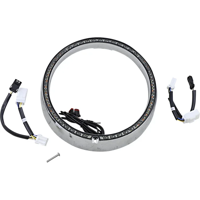 CUSTOM DYNAMICS 2001-2314 PB-7TR-SEQ-2C ProBEAM® Turn Signal Ring Trim – Sequential Trim Ring – Chrome