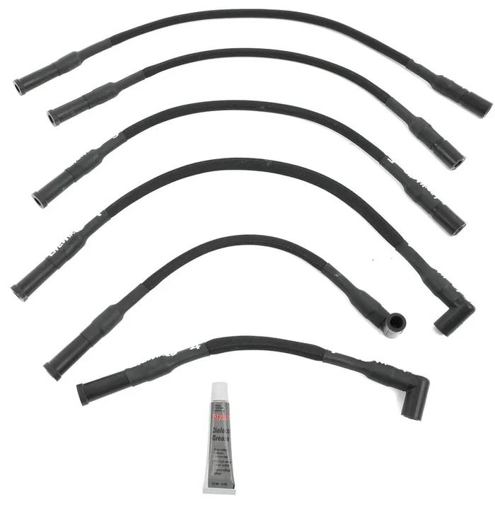 D.U.I. Livewires Spiral Core 10 mm Spark Plug Wire Set – Black – 180 Degree Plug Boots – Toyota Inline-6