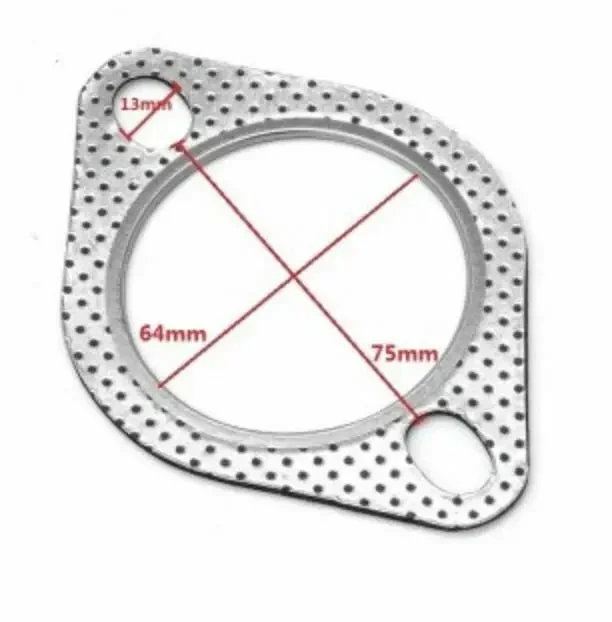 Downpipe To Exhaust 2.5 ” 2 Bolt Gasket Fits Subaru WRX STI EVO X 10 GT Catback