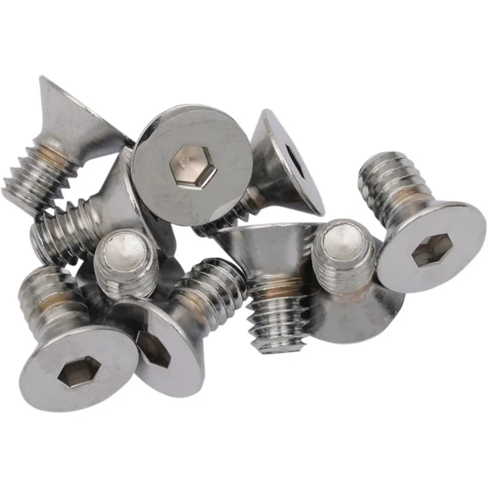 Drag Specialties 1/4X20X1/2 Chrome Flat Head DS192357