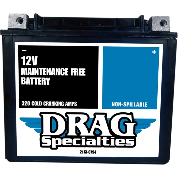Drag Specialties AGM Battery – YTX20HL FT – Maintenance-Free [MPN: 2113-0794]