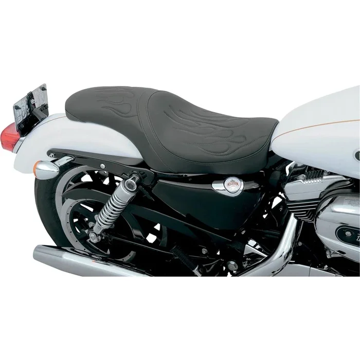 Drag Specialties Predator Seat – Flame Stitched – XL ’04+ [MPN: 0804-0399]