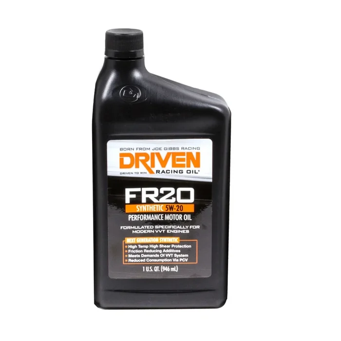 Driven FR20 5W-20 Synthetic Street Performance Oil – 1 Quart Bottle