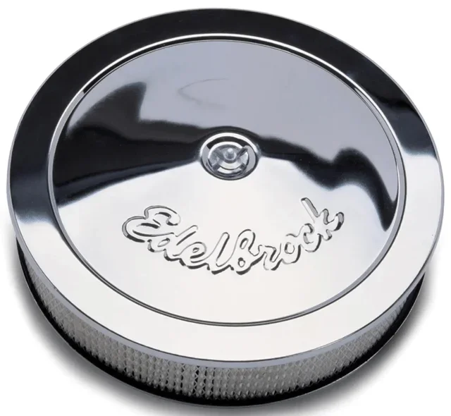 Edelbrock Pro-Flo Chrome Air Cleaner 14 ” Round, 3 Inch Deep