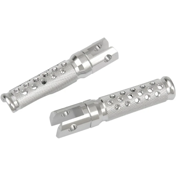 Emgo Footpegs – Slash-Cut – Silver 50-11211A
