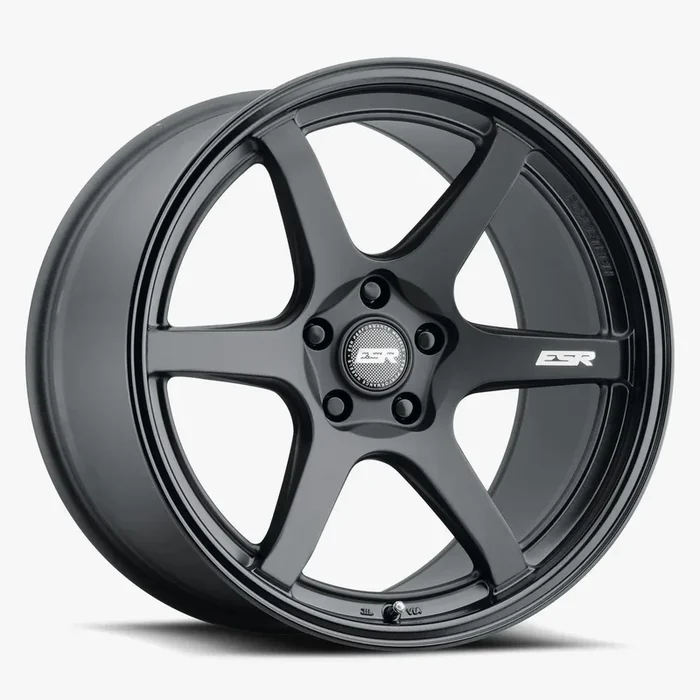 ESR Wheels APX6 19×11 5×112 ET36 Matte Black w/ Gloss Black Lip 91151436 APX6MBLK-BL 5X112