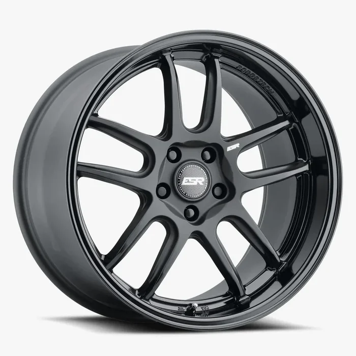 ESR Wheels APX8 19×9.5 5×120.6 ET22 Matte Black w/ Gloss Black Lip 99551422 APX8MBLK-BL 5X120.6