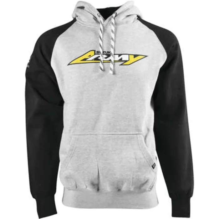 Factory Effex Suzuki Army Logo Hoodie – Black/Heather – Large [MPN: 23-88404]