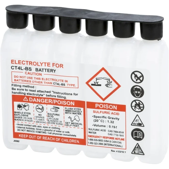 Fire Power Sealed Battery Electrolyte Pack 190CC [MPN: 190CC CTX]