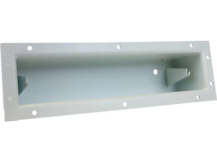 FLUSH MT BUCKET 10in. SR-SRS WHT