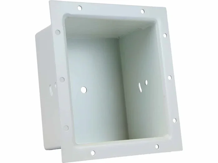 FLUSH MT BUCKET 4in. Q-SRS WHT